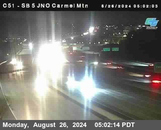 SB 5 at Carmel Mountain Rd.