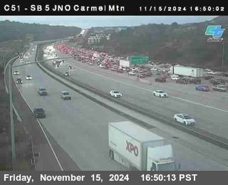 SB 5 at Carmel Mountain Rd.