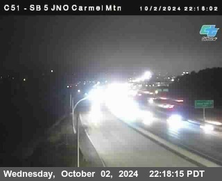 SB 5 at Carmel Mountain Rd.