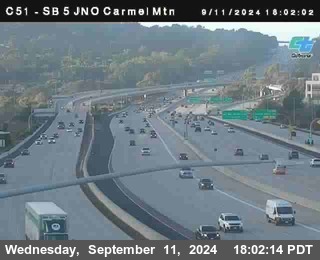 SB 5 at Carmel Mountain Rd.