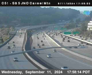 SB 5 at Carmel Mountain Rd.