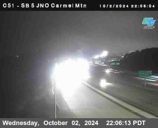 SB 5 at Carmel Mountain Rd.