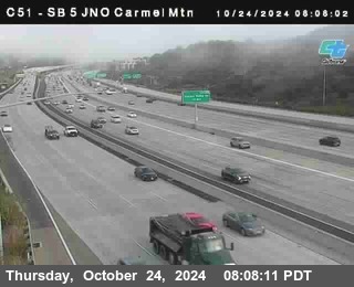 SB 5 at Carmel Mountain Rd.