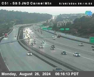 SB 5 at Carmel Mountain Rd.