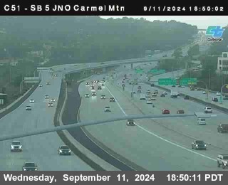 SB 5 at Carmel Mountain Rd.