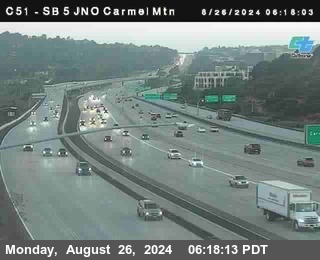 SB 5 at Carmel Mountain Rd.