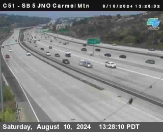 SB 5 at Carmel Mountain Rd.