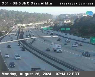 SB 5 at Carmel Mountain Rd.