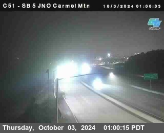 SB 5 at Carmel Mountain Rd.