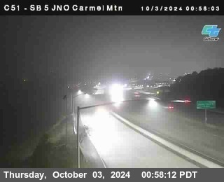 SB 5 at Carmel Mountain Rd.