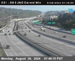 SB 5 at Carmel Mountain Rd.