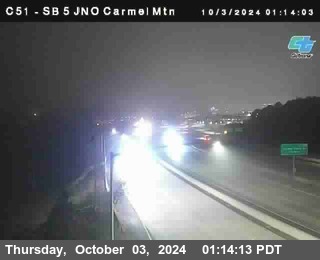 SB 5 at Carmel Mountain Rd.