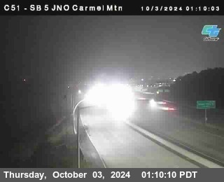 SB 5 at Carmel Mountain Rd.