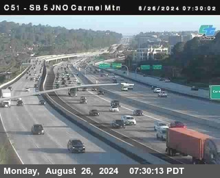 SB 5 at Carmel Mountain Rd.