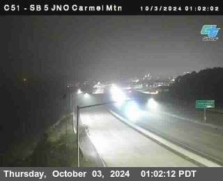 SB 5 at Carmel Mountain Rd.