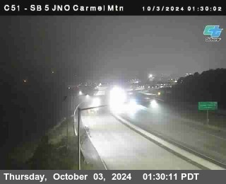 SB 5 at Carmel Mountain Rd.