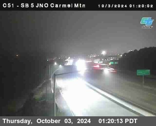 SB 5 at Carmel Mountain Rd.