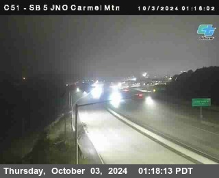 SB 5 at Carmel Mountain Rd.