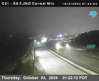 SB 5 at Carmel Mountain Rd.