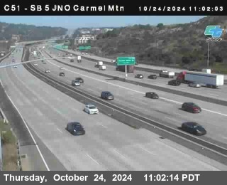 SB 5 at Carmel Mountain Rd.