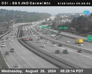 SB 5 at Carmel Mountain Rd.