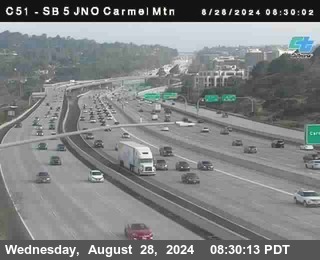 SB 5 at Carmel Mountain Rd.