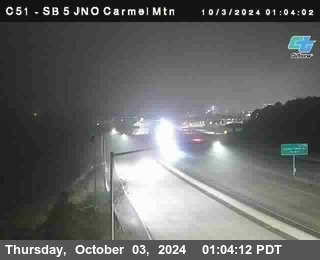 SB 5 at Carmel Mountain Rd.