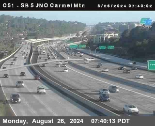 SB 5 at Carmel Mountain Rd.