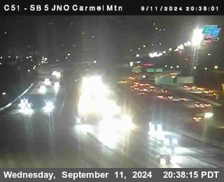 SB 5 at Carmel Mountain Rd.