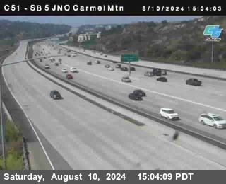 SB 5 at Carmel Mountain Rd.