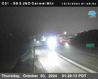 SB 5 at Carmel Mountain Rd.