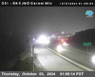 SB 5 at Carmel Mountain Rd.