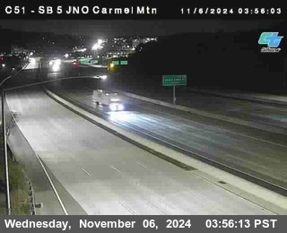 SB 5 at Carmel Mountain Rd.