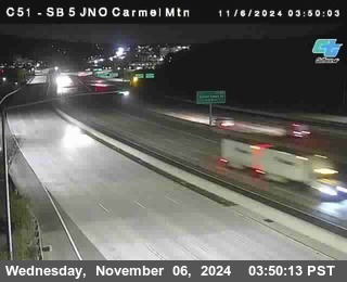 SB 5 at Carmel Mountain Rd.