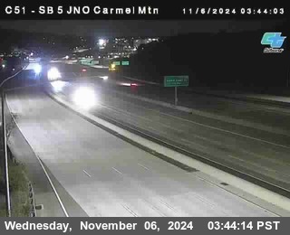 SB 5 at Carmel Mountain Rd.