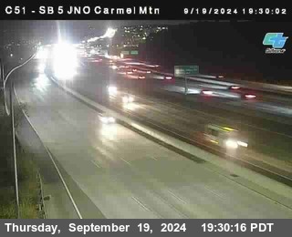 SB 5 at Carmel Mountain Rd.