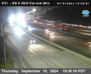 SB 5 at Carmel Mountain Rd.