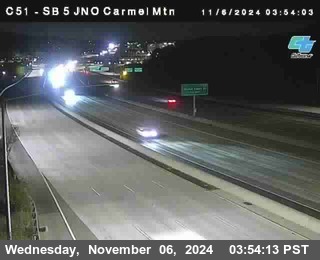 SB 5 at Carmel Mountain Rd.