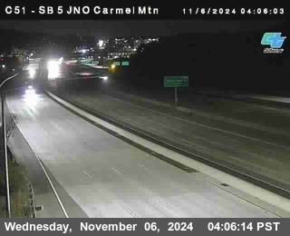 SB 5 at Carmel Mountain Rd.