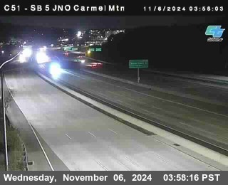 SB 5 at Carmel Mountain Rd.