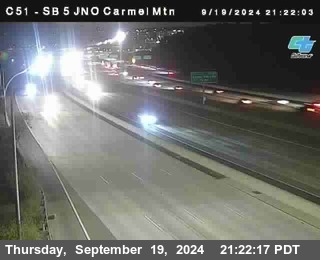 SB 5 at Carmel Mountain Rd.