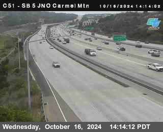 SB 5 at Carmel Mountain Rd.