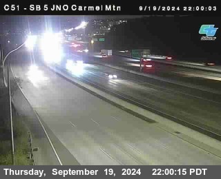 SB 5 at Carmel Mountain Rd.