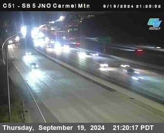 SB 5 at Carmel Mountain Rd.