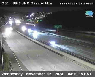 SB 5 at Carmel Mountain Rd.