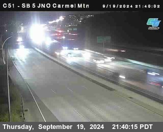 SB 5 at Carmel Mountain Rd.