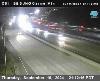 SB 5 at Carmel Mountain Rd.