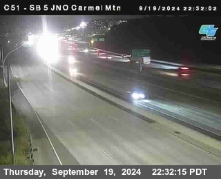 SB 5 at Carmel Mountain Rd.