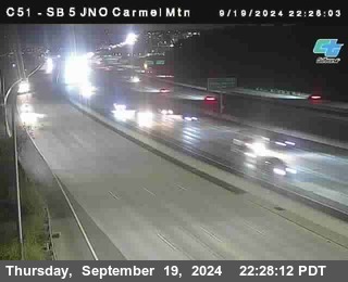 SB 5 at Carmel Mountain Rd.