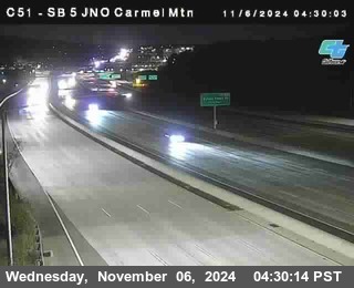 SB 5 at Carmel Mountain Rd.